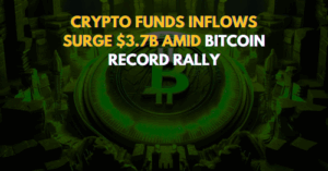 Crypto Funds Inflows Surge $3.7B Amid Bitcoin Record Rally