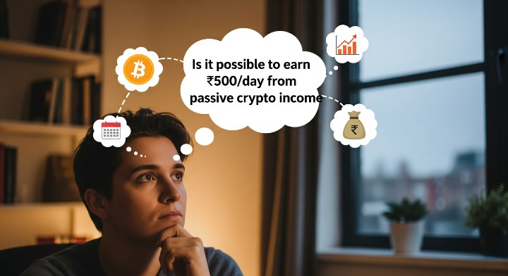 How I Earn ₹500/Day From Passive Crypto Income